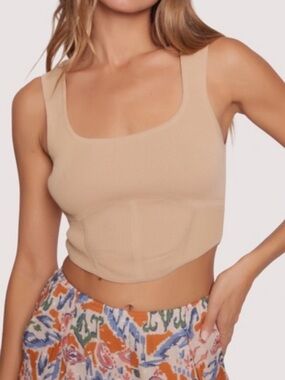 Lost + Wander Moira Corset Top NWT